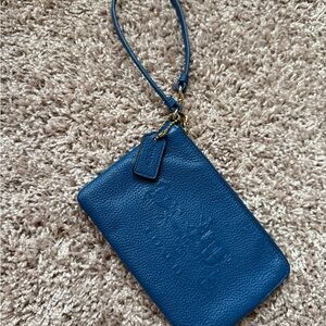 Coach Leather Wristlet